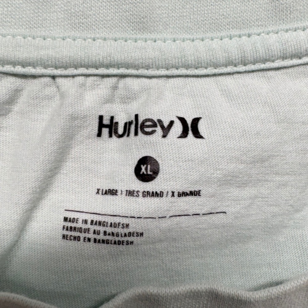 Hurley T-Shirt Women XL Mint Green Good Pineapple Graphic Tee HSP21VMT-01976 - Picture 3 of 12